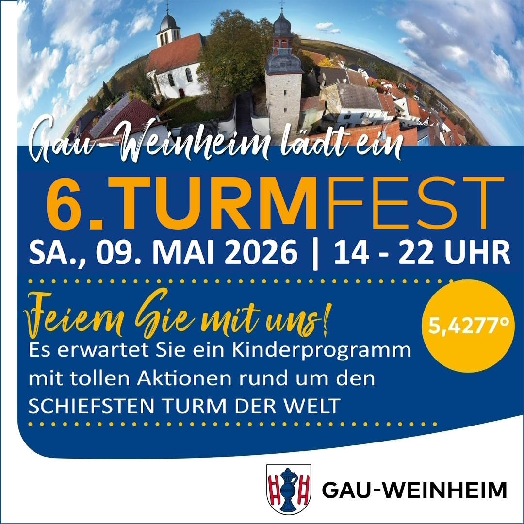 Das Turmfest - Am Schiefsten Turm der Welt