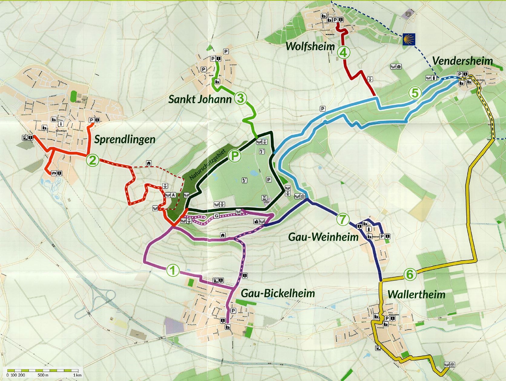 Rund um Gau-Weinheim Wandern